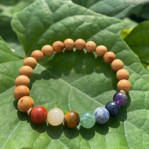 Chakra Bracelet, Crystal Jewelry, Aromatherapy, Spiritual Jewelry